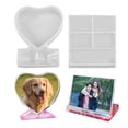 thumbnail image 3 of Epoxy Resin Mold Jewelry Ornaments Love Rectangle Photo Frame Silicone Mold Jewelry Making Accessories ,Upgraded Material, 3 of 5