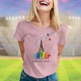 thumbnail image 2 of TSADFHJI Hauts Col en V pour Femmes Aguichant Mode Décontractée Manches Courtes Col Rond T-Shirt Imprimé Ample L, 2 of 4