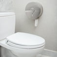 thumbnail image 2 of Mind Reader Silver Wall-Mounted Commercial Toilet Paper Holder, 2 of 7