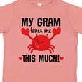 thumbnail image 4 of Inktastic My Gram Loves Me Grandchild Boys or Girls Toddler T-Shirt, 4 of 5