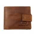 thumbnail image 2 of Adam Burke Natural Cow Leather Bi-fold Men's Wallet Tan 27AB02, 2 of 4