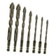 thumbnail image 1 of Juego de brocas excéntricas dentadas de cuatro filos con punta de carburo para cerámica 7 piezas, 1 of 8