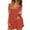 G-Brick Red, variant on Summer Pajamas for Women 2 Piece Ruffle Tank Tops and Short Pants Sleepwear Lounge Pajama Sets