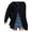 Black, variant on Women Casual Thicken Wool Blend Coat Long Sleeve Button Down Outwear with Pocket Camel Color L