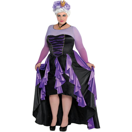The Little Mermaid Ursula Costume Couture for Women, Plus Size, Includes