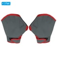 thumbnail image 3 of Uxcell Webbed Swim Gloves Swimming Resistance Training Gloves Webbed Paddle Aquatic Gloves Grey, L, 3 of 6