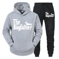 thumbnail image 5 of Nueva marca de moda para amantes de los perros, chándal para hombre "The Dogfather", divertida sudadera con capucha y pantalones con diseño de perro salchicha, conjuntos de dos piezas, ropa para hombr, 5 of 5