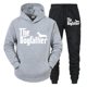 thumbnail image 4 of Nueva marca de moda para amantes de los perros, chándal para hombre "The Dogfather", divertida sudadera con capucha y pantalones con diseño de perro salchicha, conjuntos de dos piezas, ropa para hombr, 4 of 4