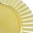 thumbnail image 5 of Koyal Wholesale Minimalist Ribbed Acrylic Gold Charger Plates for Weddings Birthdays Quinceaneras Party Events, 4-Pack, 5 of 5