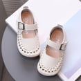 thumbnail image 6 of Celivon Little Boys Girls Sneakers Unisex Shoes Hollow Breathable Small Leather Shoes Dailywear Small Shoes Size 5 Years, 6 of 6