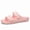 Pink, variant on Women's and Men's Platform Sandals Comfortable Slip-On Slides for Summer Beach