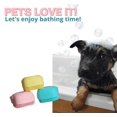thumbnail image 6 of 3Pack Silicone Pet Bath Brush with Shampoo Dispenser - For Dogs, Cats, and Puppies - Aquamarine Color, 6 of 6