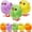 A #1, variant on Mini Easter Chicks: Pack of 36 pcs Fake Pom Chicks, Cute Chenille Easter, Small Chicken Figurines for Party Favors Table Decorations DIY Bonnets Crafts