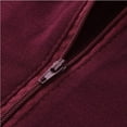 thumbnail image 4 of Previn Men's Summer Sleeveless Rompers & Jumpers Full Zip Short Jumpsuit Tank Shorts Spring Lightweight Soft Casual Fashion Hooded Playsuits Outfit Burgundy Large, 4 of 4
