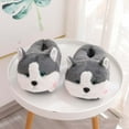 thumbnail image 2 of Pantuflas de Animales Sunnimix para Hombre y mujer gris, 2 of 8