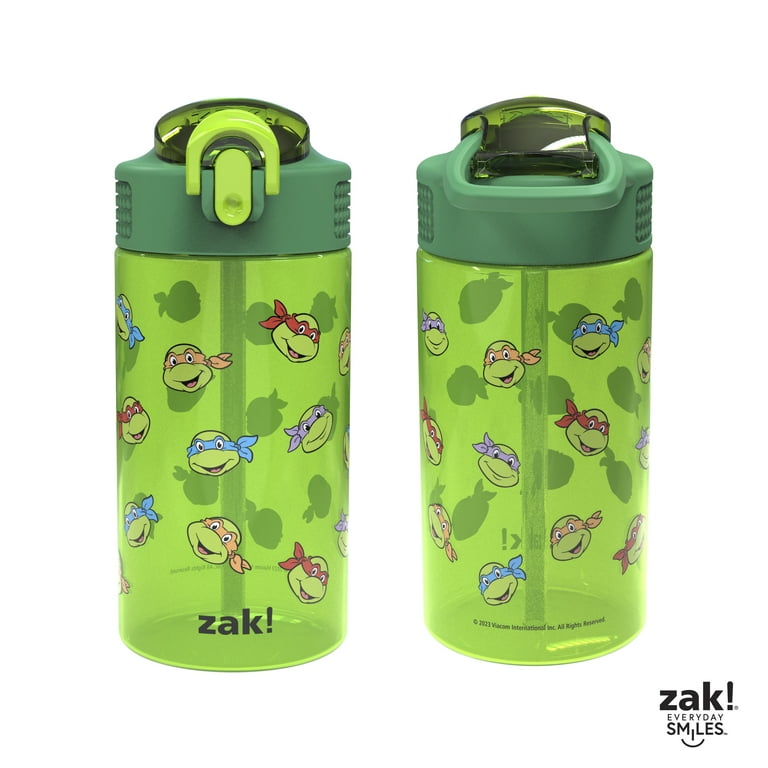 Zak Designs Teenage Mutant Ninja Turtles Kids Water Bottle For School or  Travel, 16oz 2-Pack Durable…See more Zak Designs Teenage Mutant Ninja  Turtles