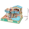 thumbnail image 2 of Seyurigaoka 3D Puzzle Wooden Craft Kit, Boutique Castle Model DIY Building Toys, 2 of 7