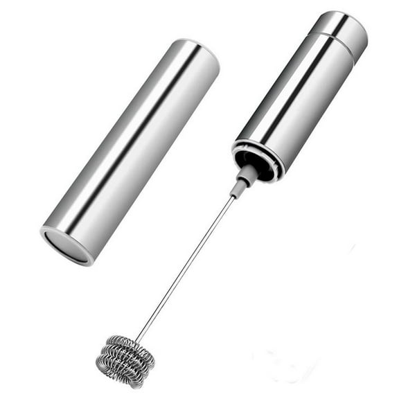 MEGICOT Electric Milk Frother with Three Spring Whisk Head, Handheld Mini Foam Maker, Portable Drink Mixer For Cappuccino, Coffee, Latte, Hot Chocolate, Egg