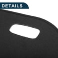 thumbnail image 6 of Unique Bargains Leather Car Door Anti Kick Pad Sticker for Honda Accord 7th Generatio 2006 Door Side Edge Guard Protector Interior Accessories Black 1 Set, 6 of 6