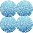 thumbnail image 2 of GZHJMY Blue Christmas Snowflake Round Placemats Set of 1, Non-Slip Washable Table Mats for Kitchen Dining Party Home Decor,15.4 Inch, 2 of 7