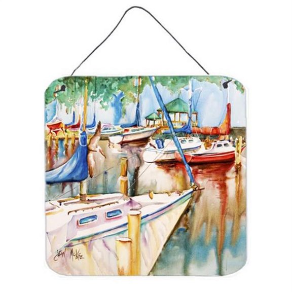 Gazebo And Sailboats Wall and Door Hanging Prints
