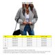 thumbnail image 4 of Mujer Invierno Chaqueta De Manga Larga Moda Otoño Invierno Cálido Color Puro Cremallera Frente Abierto Outwear Abrigo Gris S, 4 of 5
