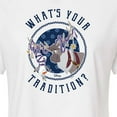 thumbnail image 3 of Frozen 2 - Whats Your Tradition  - Juniors Cropped Cotton Blend T-Shirt, 3 of 5