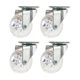 thumbnail image 4 of Juego de ruedas giratorias de 4 piezas, ruedas para silla de oficina, ruedas con placa giratoria de rotación de 360 grados, ruedas para silla, ruedas Sin freno, 4 of 8