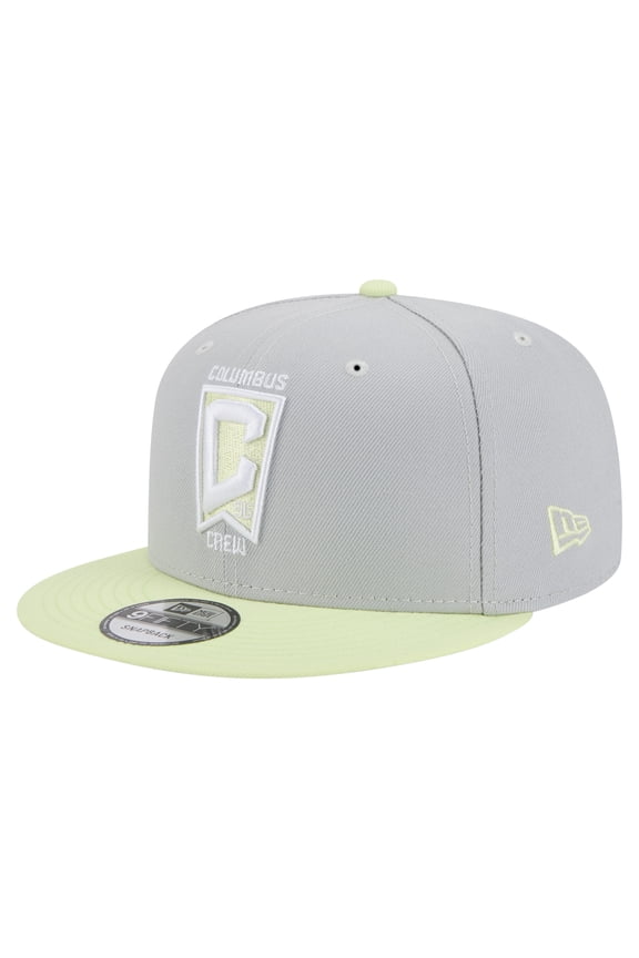 Men's New Era Gray Columbus Crew Color Pack Two-Tone 9FIFTY Snapback Hat