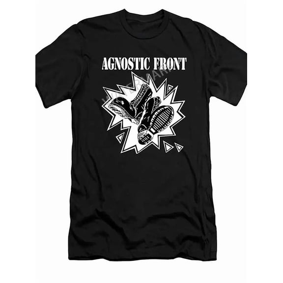 Agnostic Front Logo Band Vintage Music Graphic Retro Unisex T-Shirt up to size 5XL