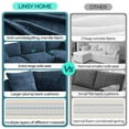 thumbnail image 4 of Linsy Home Oversized Modular Cloud Sectional Sofa, 165" 4 Seat U-Shaped Couches and Sofas with 2 Movable Ottomans, Blue, 4 of 11