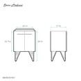 thumbnail image 4 of Annecy 24 Phantom Black Bathroom Vanity Cabinet Only (SM-BV251B), 4 of 4