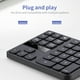 thumbnail image 3 of Teclado 2.4G Teclado Numérico Inalámbrico Portable 35 Teclas Contabilidad Financiera Teclado Batería Recargable Incorporada Negro Negro, 3 of 7