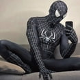 thumbnail image 5 of Disfraz de Spiderman de Tobey Maguire, color negro y rojo, disfraz de Spiderman de Raimi, traje de superhéroe Zentai, disfraces de Halloween para adultos, 5 of 5