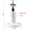 thumbnail image 4 of 2-Pack Wall Mount for Indoor/Outdoor Security Camera, Adjustable Ceiling Bracket for Arlo, Arlo Pro, and Other Compatible Models (White), 4 of 5