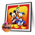 thumbnail image 1 of Cuadros Decorativos 5D bricolaje completo taladro diamante pintura lindo ratón bordado Home Decor (696) Likrtyny embutido en tela, 1 of 9