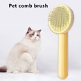 thumbnail image 2 of Sywqhk Peine para depilación de perros, aguja para gatos, recortador de pelo, herramienta de aseo (amarillo y blanco) Sywqhk Para estrenar, 2 of 8