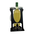 thumbnail image 1 of Village Wrought Iron WRC-C-121 Wine Holder Fleur-De-Lis, 1 of 1