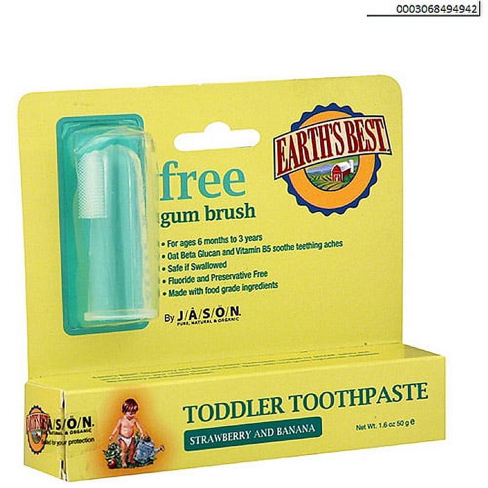Earth's Best Toddler Flouride-free Tooth