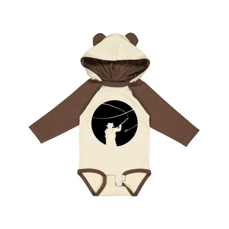 

Inktastic Fly Fishing Silhouette Gift Baby Boy or Baby Girl Long Sleeve Bodysuit