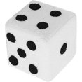 thumbnail image 1 of Dice Design Foot Stool, Soft and Stable Base for Bedroom and Home (20x20x20cm), 1 of 5