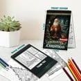 thumbnail image 4 of Netecom Christmas Enchanted Coloring Book Spiral Bound For Adults, A5 Wooden Cover, 30 Charming Coloring Pages of Mystical Christmas Worlds for Stress Relief and Relaxation, 4 of 6