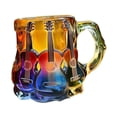 thumbnail image 3 of Taza de café con diseño de guitarra, colección de resina, adorno de escritorio novedoso y multiusos para Estilo A, 3 of 9