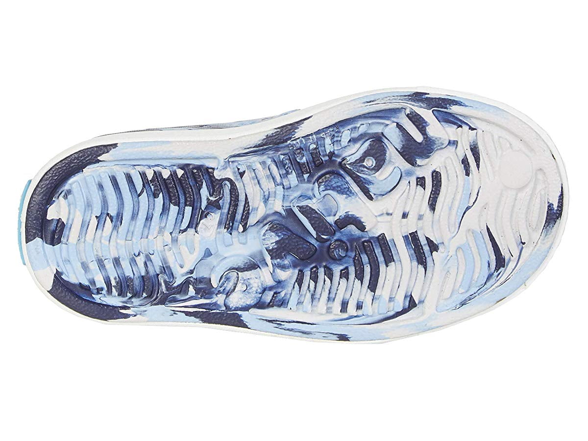 Washed Blue//Shell White//Marbled 6 Toddler Toddler//Little Kid Native Kids Shoes Jefferson Marbled