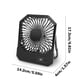 thumbnail image 3 of Portable Hangable Fan Foldable Desktop Fan 3-speed Digital Display Fan 2600mAh Extra Long Life Quiet And Comfortable Suitable For Office Outdoor Home, 3 of 7