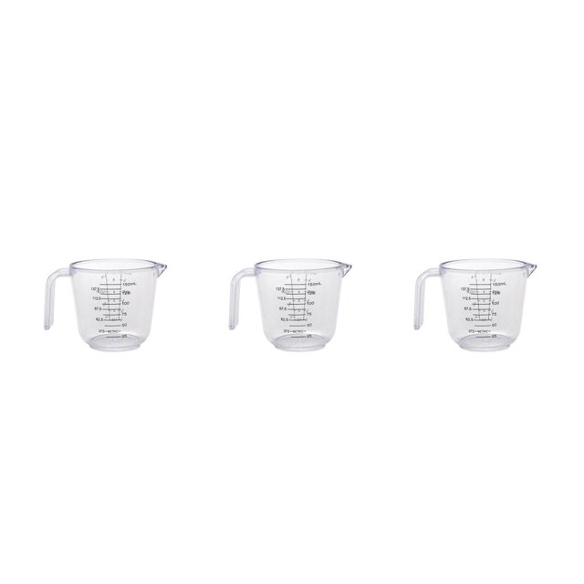 Matsuzay 150/300/600ml Plastic Measuring Cups Laboratory Tableware Baking Tool Container Cooking Measure Accessories Type1 NO1