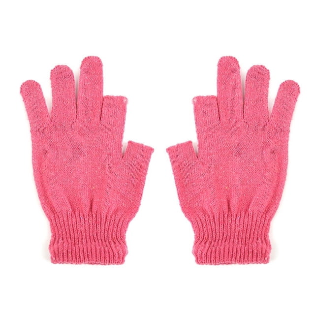 Guantes de punto para hombre de primavera y otoño, cálidos guantes de lana de hilo acrílico grande, hilo reciclado, Dew 235 finger