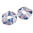 thumbnail image 4 of Conair Earth-Friendly Planet Upcycled Shower Scrunchie Hair Ties, Blue and Pink Swirl, 2 Ct, 4 of 5