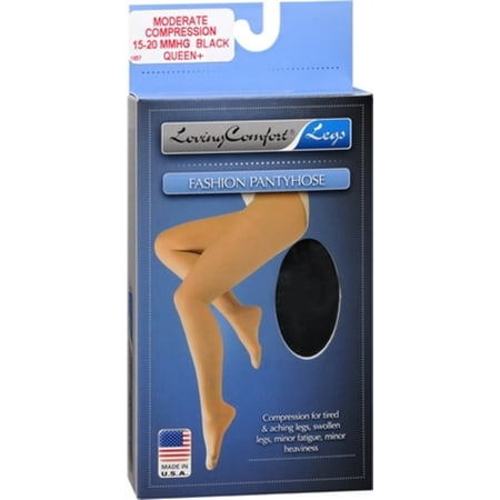 Fashion Pantyhose Moderate Black Queen Tall 1