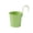 #02 _ Green, variant on Hanging Flower Pots with Hooks, 6 Inches Metal Iron, Fence Hanging Planters, Balcony Railing Planters with Detachable Hook, Multicolor Hanging Bucket for Indoor/Outdoor Decoration